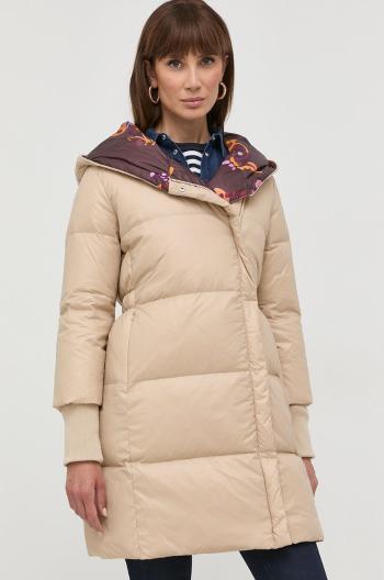 Páperová bunda MAX&Co. dámska, béžová farba, zimná,