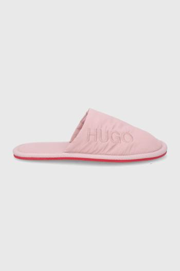 Papuče Hugo ružová farba