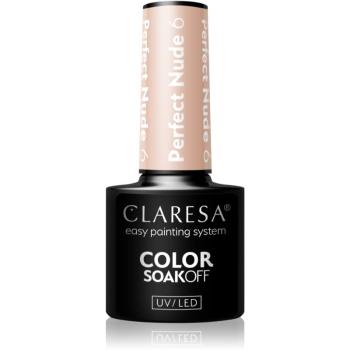 Claresa SoakOff UV/LED Color Perfect Nude gélový lak na nechty odtieň 6 5 g