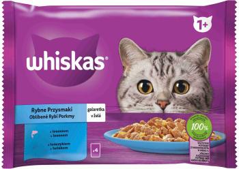 WHISKAS Kapsička Rybací výber v želé 4pack