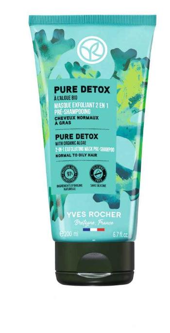 Yves Rocher Detoxikačná maska na vlasy a peeling 2 v 1