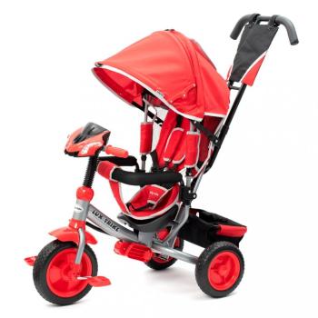 Detská trojkolka so svetlami Baby Mix Lux Trike červená