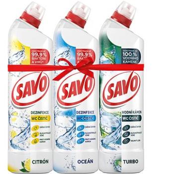 SAVO Citrón, Oceán, Turbo 3× 700 ml (CISWC166mix3)