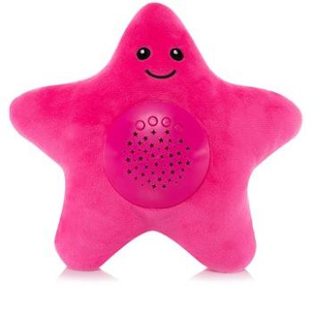 Zopa Plyšová hračka Hviezdička s projektorom, Pink (8595114414758)