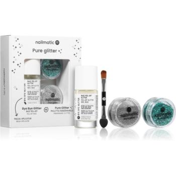 Nailmatic Pure Glitter sada s trblietkami 3 ks