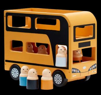 Kids Concept ,Autobus Doubledecker Aiden drevený