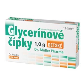 Dr. Müller Pharma Glycerínové 1,0 g detské čípky 12 ks