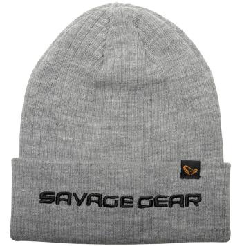 Savage gear čiapka fold up beanie one size light grey melange