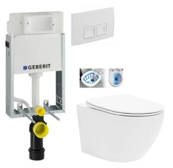 GEBERIT KOMBIFIXBasic vr. bieleho tlačidla DELTA 50 + WC CALANI Loyd + SEDADLO 110.100.00.1 50BI LO1