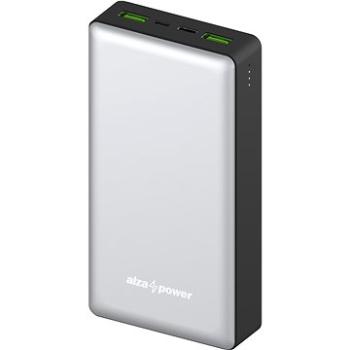 AlzaPower Ingot 20000 mAh Quick Charge + PD3.0 strieborná (APW-PBi20QS)