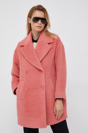 Kabát Pennyblack dámsky, ružová farba, prechodný