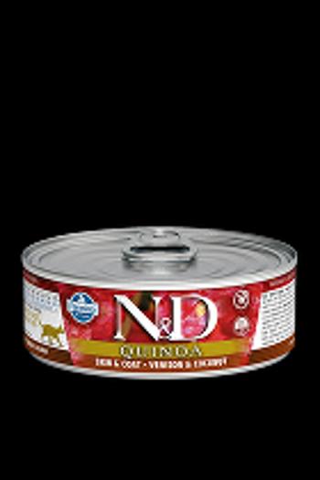 N&D CAT QUINOA Adult Venison & Coconut 80g 1 + 1 zadarmo