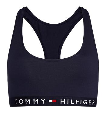 TOMMY HILFIGER - Tommy original cotton tmavomodrá braletka -XS