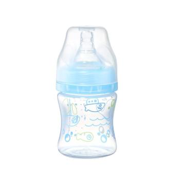 BABYONO Fľaša antikoliková Klasik modrá 120 ml 0m+