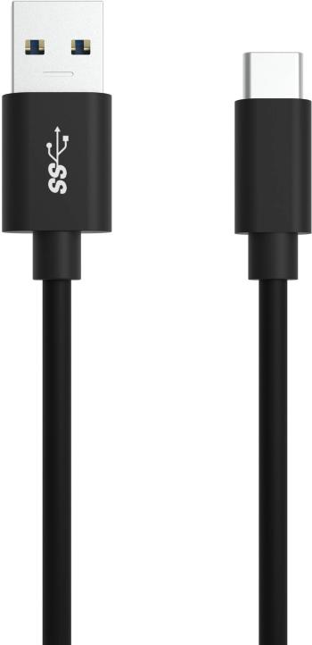 Ansmann #####USB-Kabel #####USB 3.2 Gen1 (USB 3.0 / USB 3.1 Gen1) #####USB-A Stecker, #####USB-C™ Stecker 2.00 m čierna