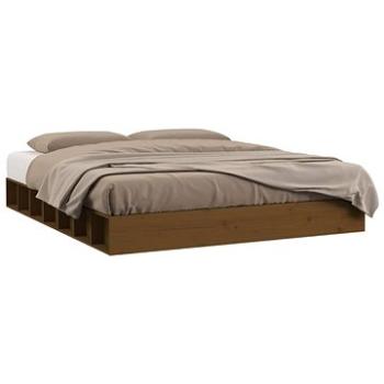Rám postele medovo hnedý 120 × 200 cm masívne drevo, 820684