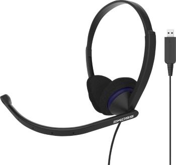KOSS CS200 headset k PC s USB káblový na ušiach čierna