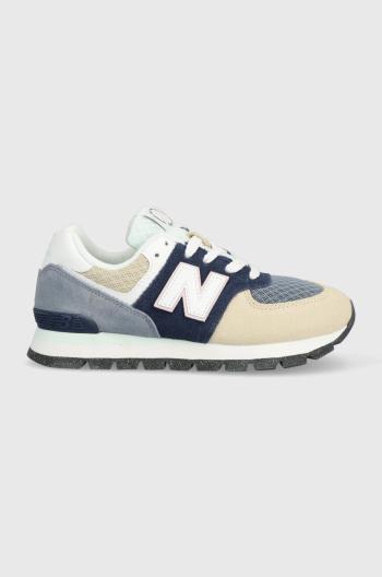 Detské tenisky New Balance GC574DN2 tmavomodrá farba