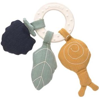 Lässig Teether Ring Natural Rubber snail (4042183413174)