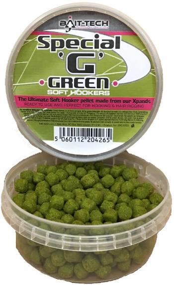 Bait-tech mäkčené pelety soft hookers special g 180 ml 6 mm - green