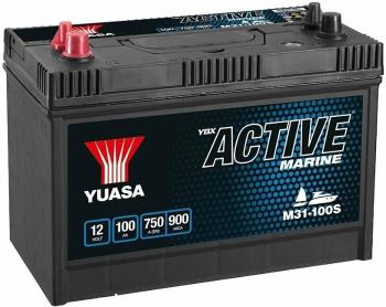 Yuasa Battery M31-100S 12V 100Ah Active Marine Battery