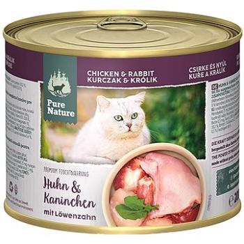 Pure Nature Cat Adult konzerva Kurča a Králik 200 g (RD-PNCA00200CR-5851-CS)