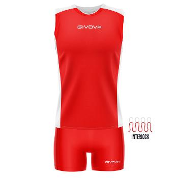 KIT VOLLEY PIPER ROSSO/BIANCO Tg. M