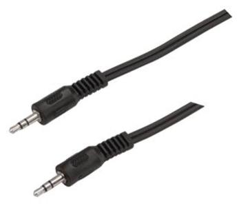 Bachmann 918.011 jack audio prepojovací kábel [1x jack zástrčka 3,5 mm - 1x jack zástrčka 3,5 mm] 2.50 m čierna