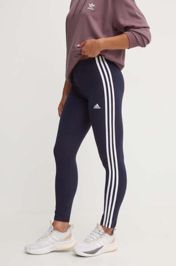 Legíny adidas Essentials dámske, tmavomodrá farba, s nášivkou, IC9893