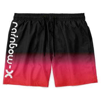 Pánske plavky short – Red gradient (Veľkosť: 2XL)