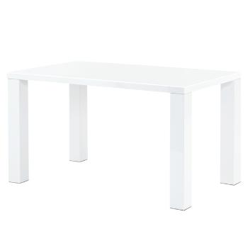 Sconto Jedálenský stôl SEBASTIAN biela vysoký lesk