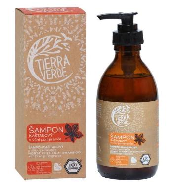Tierra Verde Šampón gaštanový s vôňou pomaranča fľaštička 230 ml