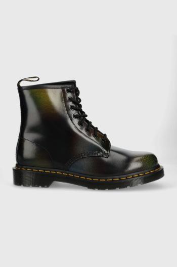 Kožené workery Dr. Martens 1460 For Pride dámske, čierna farba, na plochom podpätku, DM30634038