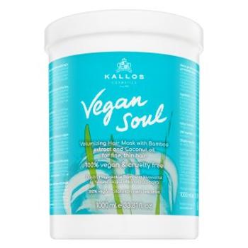 Kallos Vegan Soul Volumizing Hair Mask posilňujúca maska pre objem vlasov 1000 ml