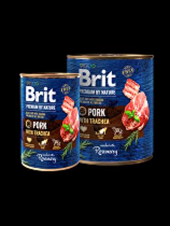 Brit Premium Dog by Nature  konz Pork & Trachea 800g + Množstevná zľava 4 + 1 zadarmo