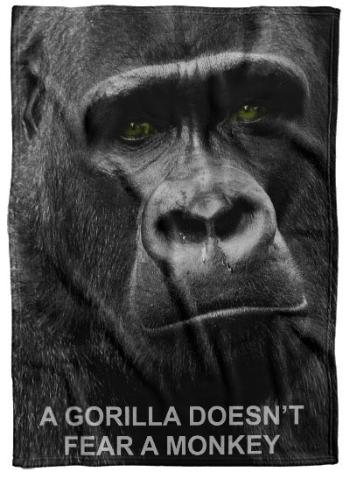 Deka Gorilla doesn´t fear (Podšitie baránkom: NE)