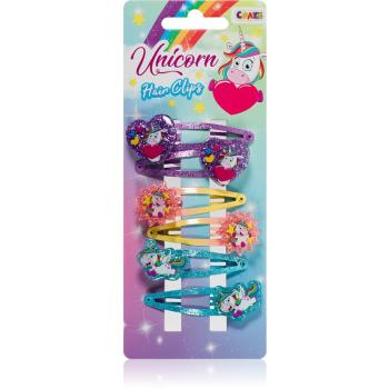 Craze Unicorn sponky do vlasov 6 ks