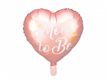 PartyDeco Fóliový balón - Mom to be ružový