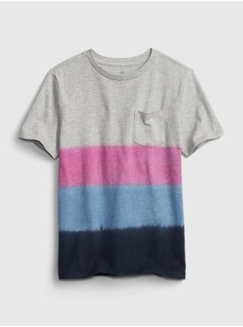 Detské tričko dip-dye t-shirt Farebná