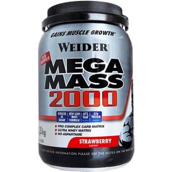 Weider Mega Mass 2000, 1 500 g, strawberry (8414192302491)