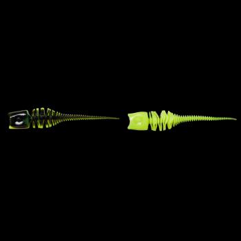 Dam gumová nástraha effzett garlic trout lure uv yellow/black 6 cm 10 ks