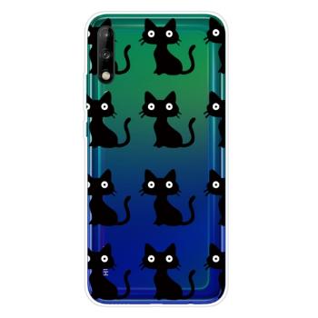 ART Silikónový kryt Huawei P40 Lite E BLACK CAT