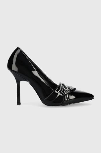 Kožené topánky chelsea Karl Lagerfeld Kl30919d Sarabande čierna farba