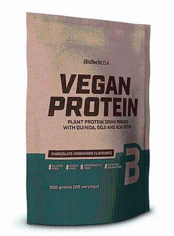 BioTech Vegan Protein 500 g chocolate cinnamon
