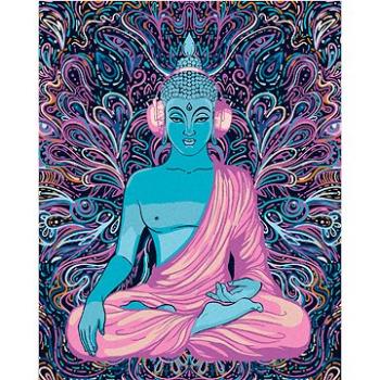 Maľovanie podľa čísel – Fialový Budha (HRAbz33259nad)