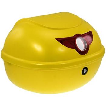 Zadný kufor k elektrickému motocyklu RACCEWAY SMART, žltý lesklý (4891223123425)