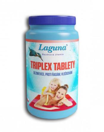 Multifunkčné tablety na chlórovú dezinfekciu bazénovej vody LAGUNA 3v1 Triplex 1,6kg