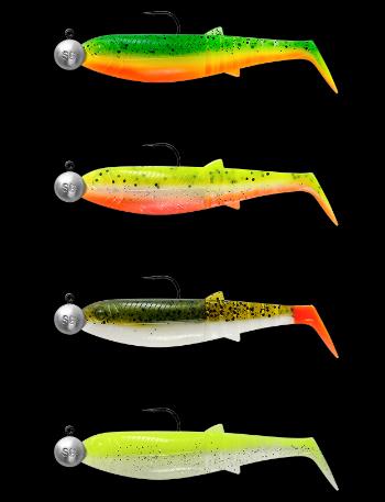 Savage gear gumová nástraha cannibal shad darkwater mix 4+4 - 6,8 cm 3 g 5 g #1/0