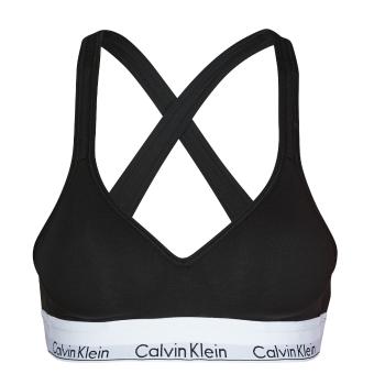 Calvin Klein Jeans  MODERN COTTON BRALETTE LIFT  Športové podprsenky Čierna