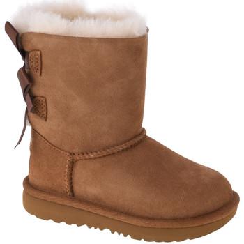 UGG  Polokozačky Bailey Bow II T Kids  Hnedá